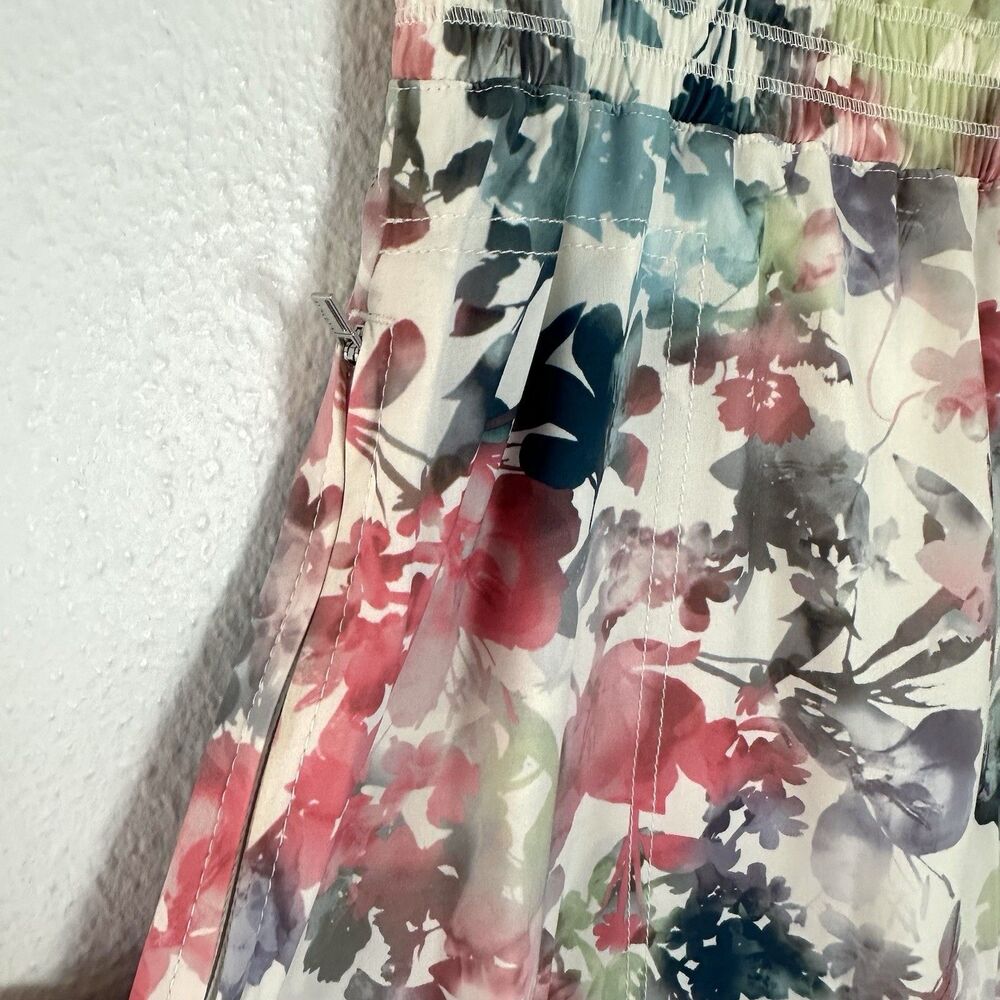 Athleta Lumen Floral Cream Jupe Savannah Skirt Size Large L - Picture 7 of 9